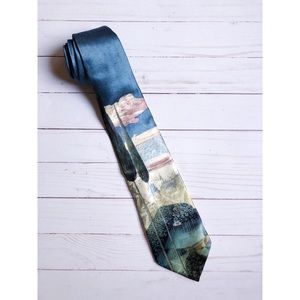 VILLA BOLGHERI 100% Silk Designer Tie 59 L